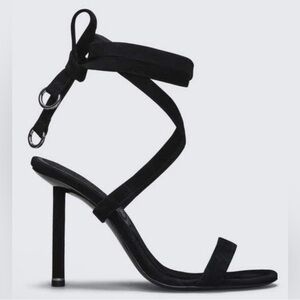 Alexander Wang Evie Suede Wrap Around Sandals size 37